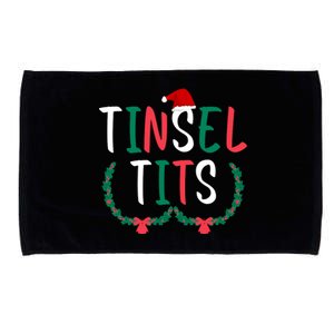 Tinsel Tits And Jingle Balls Microfiber Hand Towel