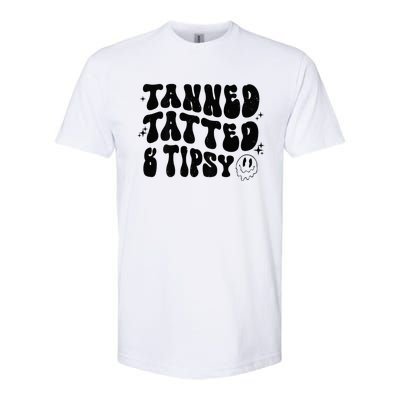 Tanned Tatted And Tipsy Trendy Beach Summer Vacation Softstyle® CVC T-Shirt