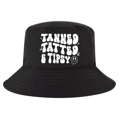 Tanned Tatted And Tipsy Trendy Beach Summer Vacation Great Gift Cool Comfort Performance Bucket Hat