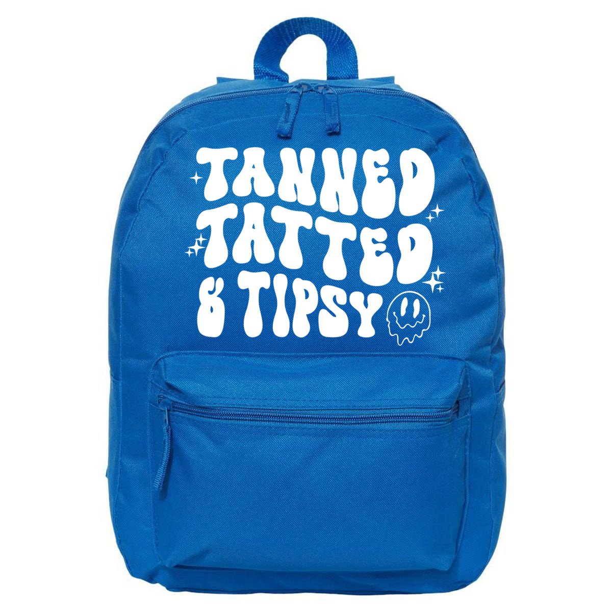 Tanned Tatted And Tipsy Trendy Beach Summer Vacation Great Gift 16 in Basic Backpack