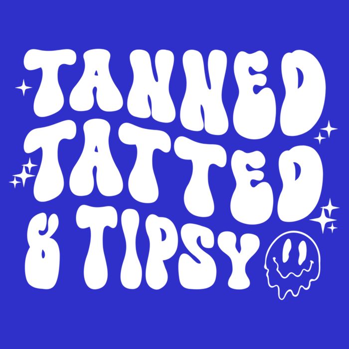 Tanned Tatted And Tipsy Trendy Beach Summer Vacation Great Gift 16 in Basic Backpack