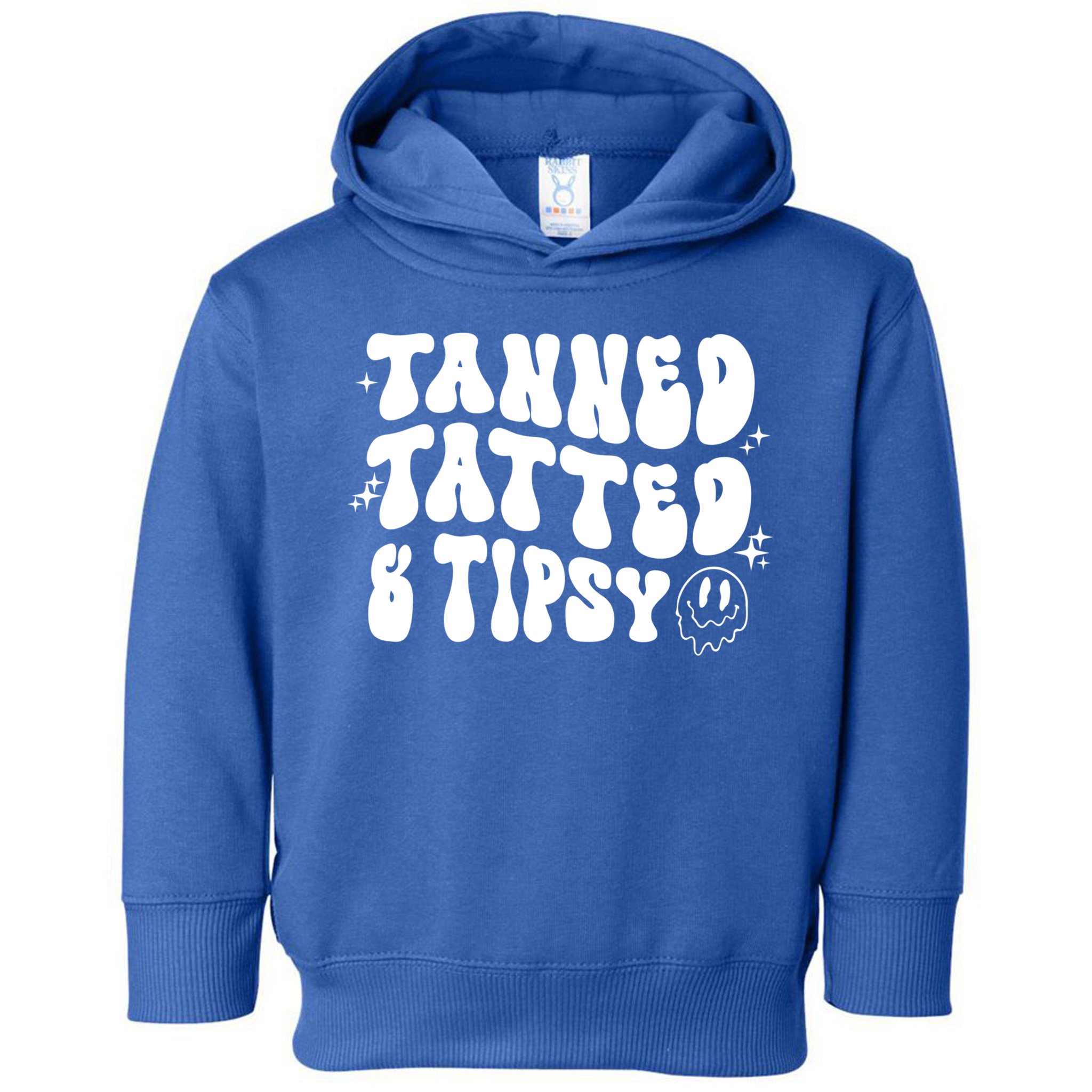 Tanned Tatted And Tipsy Trendy Beach Summer Vacation Great Gift Toddler Hoodie