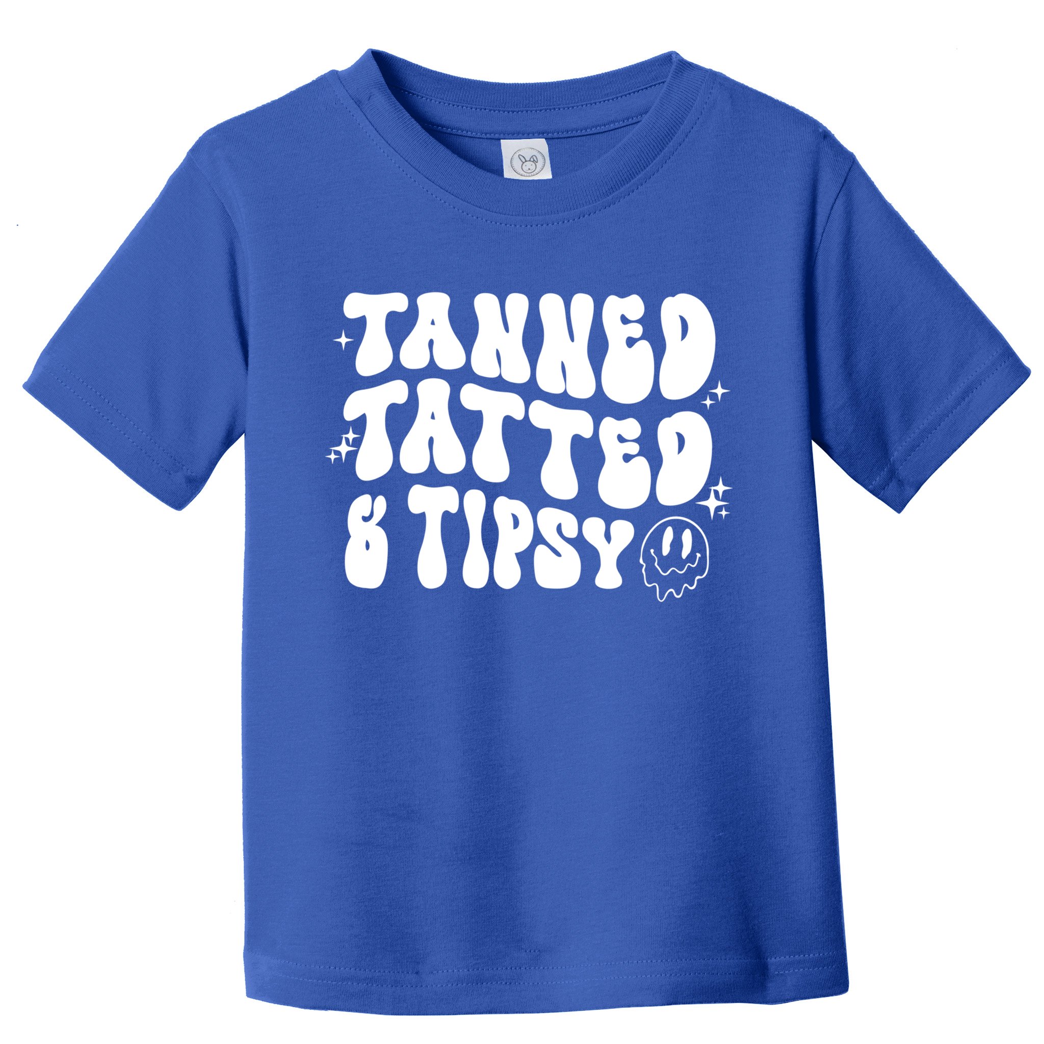 Tanned Tatted And Tipsy Trendy Beach Summer Vacation Great Gift Toddler T-Shirt