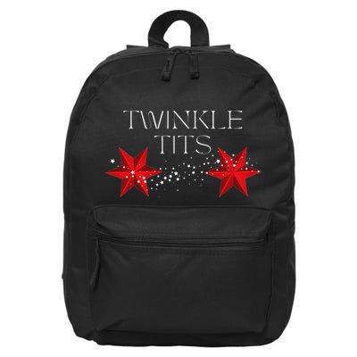 Twinkle Tits And Jingle Balls Matching Christmas Couple 16 in Basic Backpack