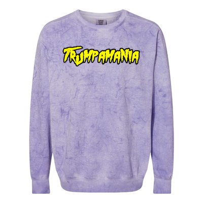 Trumpamania Trump Amania Colorblast Crewneck Sweatshirt