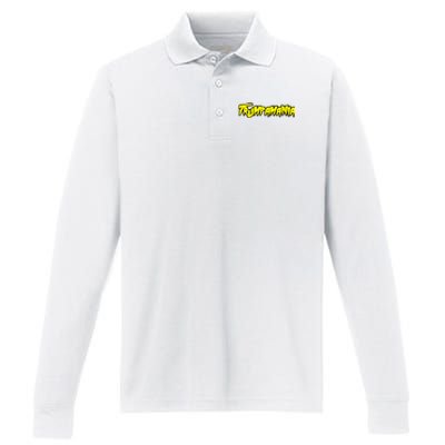 Trumpamania Trump Amania Performance Long Sleeve Polo