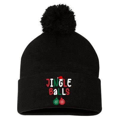 Tinsel Tits And Jingle Balls Pom Pom 12in Knit Beanie