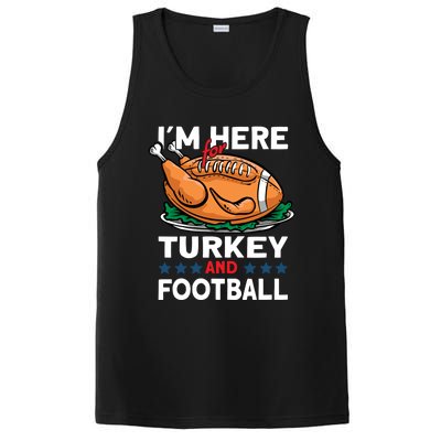 Thanksgiving Turkey And Football Great Gift PosiCharge Competitor Tank