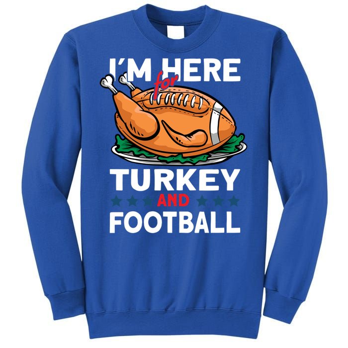 Thanksgiving Turkey And Football Great Gift Sweatshirt