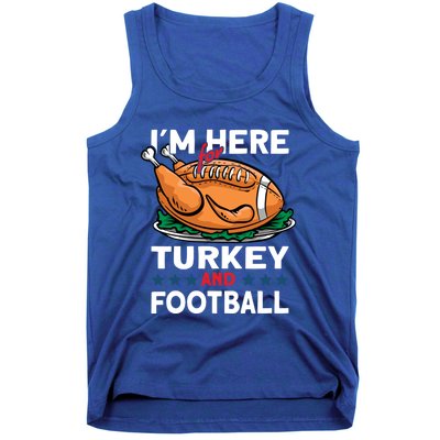 Thanksgiving Turkey And Football Great Gift Tank Top