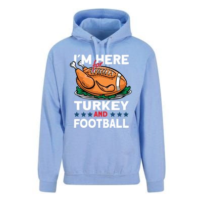 Thanksgiving Turkey And Football Great Gift Unisex Surf Hoodie