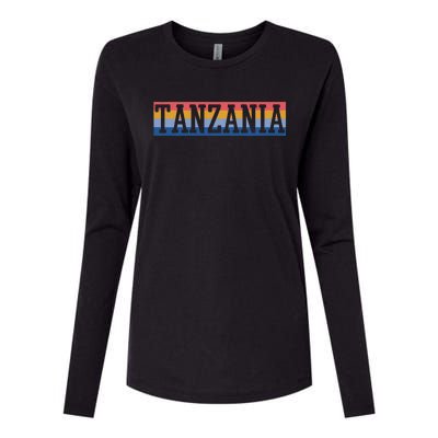 Tanzania Tanzanian African Womens Cotton Relaxed Long Sleeve T-Shirt