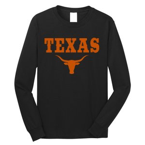 Texas Tx American Bull United States Long Sleeve Shirt