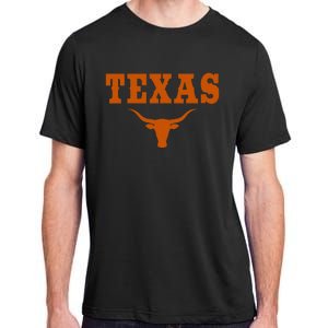 Texas Tx American Bull United States Adult ChromaSoft Performance T-Shirt