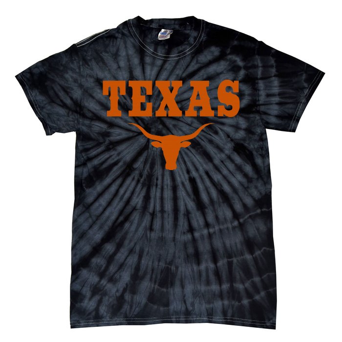 Texas Tx American Bull United States Tie-Dye T-Shirt