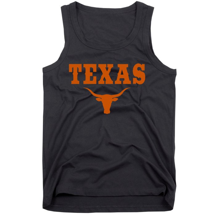 Texas Tx American Bull United States Tank Top