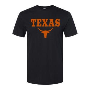 Texas Tx American Bull United States Softstyle CVC T-Shirt