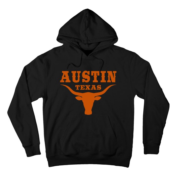 Texas Tx American Bull United States Font Hoodie