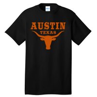 Texas Tx American Bull United States Font Tall T-Shirt