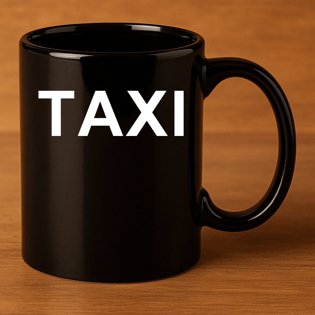 Taxi 11oz C Handle Ceramic Mug