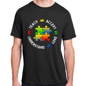 Teacher Teach Accept Understand Autism Community Adult ChromaSoft Performance T-Shirt