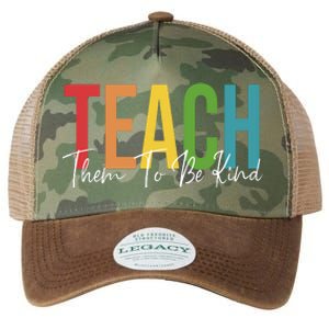 Teach Them All To Be Kind Kindness Matters Teacher Legacy Tie Dye Trucker Hat