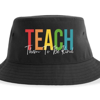 Teach Them All To Be Kind Kindness Matters Teacher Sustainable Bucket Hat