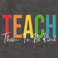 Teach Them All To Be Kind Kindness Matters Teacher Vector Backpack