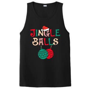 Tinsel Tits And Jingle Balls Funny Matching Christmas Couple Cool Gift PosiCharge Competitor Tank