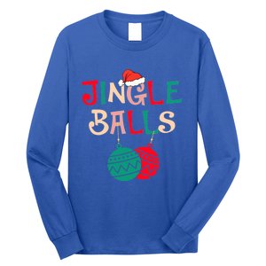 Tinsel Tits And Jingle Balls Funny Matching Christmas Couple Cool Gift Long Sleeve Shirt