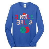 Tinsel Tits And Jingle Balls Funny Matching Christmas Couple Cool Gift Tall Long Sleeve T-Shirt