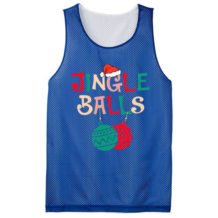 Tinsel Tits And Jingle Balls Funny Matching Christmas Couple Cool Gift Mesh Reversible Basketball Jersey Tank