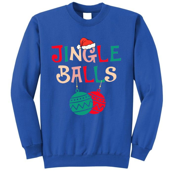 Tinsel Tits And Jingle Balls Funny Matching Christmas Couple Cool Gift Tall Sweatshirt