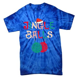 Tinsel Tits And Jingle Balls Funny Matching Christmas Couple Cool Gift Tie-Dye T-Shirt