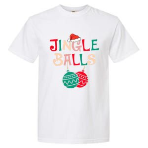 Tinsel Tits And Jingle Balls Funny Matching Christmas Couple Cool Gift Garment-Dyed Heavyweight T-Shirt