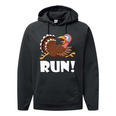 Turkey Trot Adult Running Costume Face Run Performance Fleece Hoodie