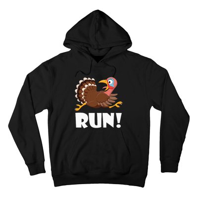 Turkey Trot Adult Running Costume Face Run Hoodie