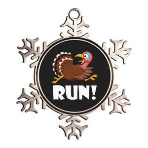 Turkey Trot Adult Running Costume Face Run Metallic Star Ornament