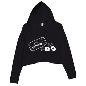 Twisted TeaS And Plan B Crop Fleece Hoodie