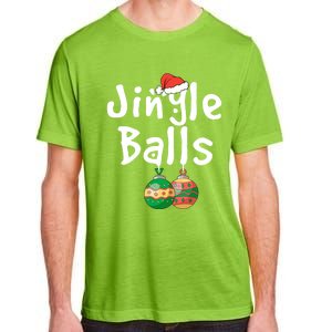 Tinsel Tits And Jingle Balls Funny Matching Christmas Couple Cool Gift Adult ChromaSoft Performance T-Shirt