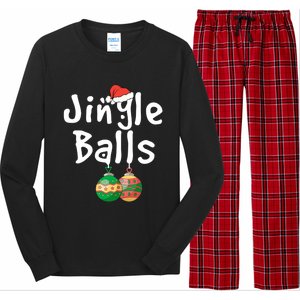 Tinsel Tits And Jingle Balls Funny Matching Christmas Couple Cool Gift Long Sleeve Pajama Set