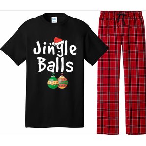 Tinsel Tits And Jingle Balls Funny Matching Christmas Couple Cool Gift Pajama Set