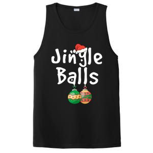 Tinsel Tits And Jingle Balls Funny Matching Christmas Couple Cool Gift PosiCharge Competitor Tank