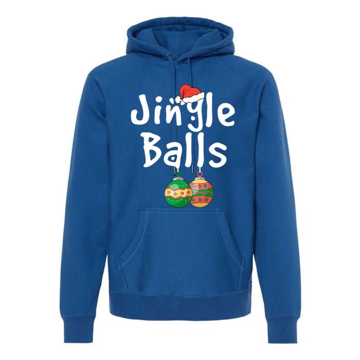 Tinsel Tits And Jingle Balls Funny Matching Christmas Couple Cool Gift Premium Hoodie