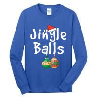 Tinsel Tits And Jingle Balls Funny Matching Christmas Couple Cool Gift Tall Long Sleeve T-Shirt