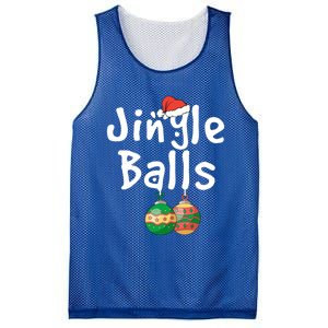 Tinsel Tits And Jingle Balls Funny Matching Christmas Couple Cool Gift Mesh Reversible Basketball Jersey Tank