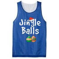 Tinsel Tits And Jingle Balls Funny Matching Christmas Couple Cool Gift Mesh Reversible Basketball Jersey Tank