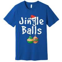 Tinsel Tits And Jingle Balls Funny Matching Christmas Couple Cool Gift Premium T-Shirt