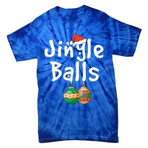 Tinsel Tits And Jingle Balls Funny Matching Christmas Couple Cool Gift Tie-Dye T-Shirt