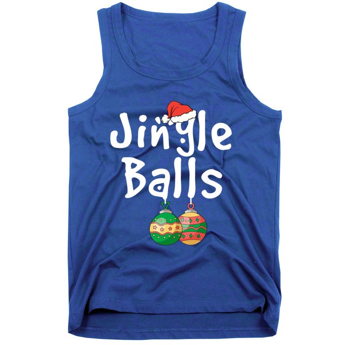 Tinsel Tits And Jingle Balls Funny Matching Christmas Couple Cool Gift Tank Top